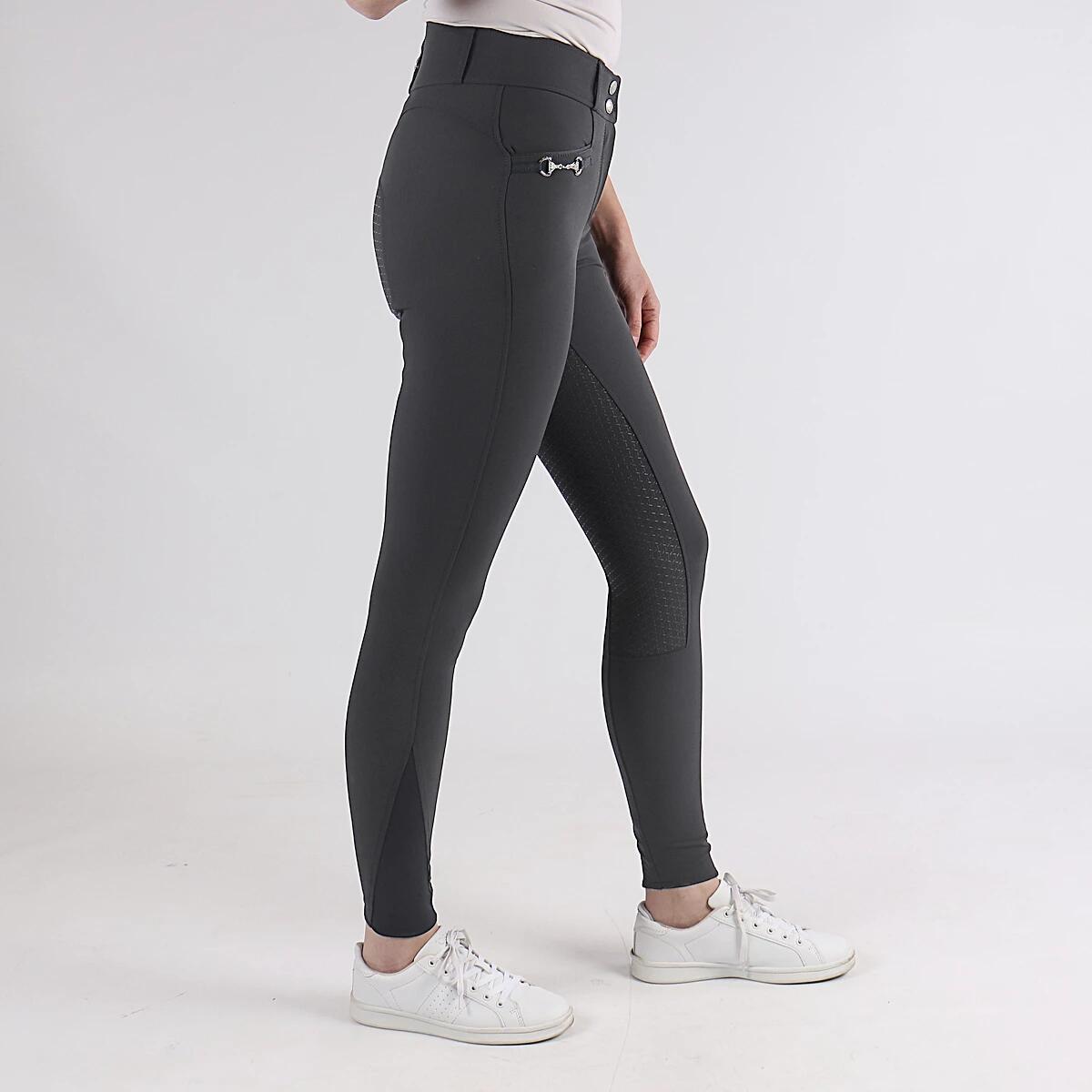Rijbroek Montar Molly Hightwaist 2.0 Full Grip Grijs 3/5