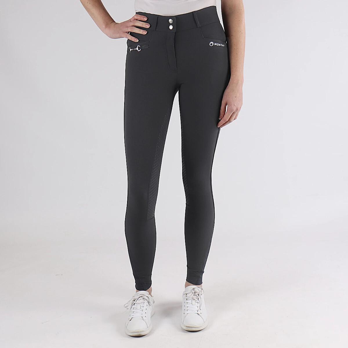 Rijbroek Montar Molly Hightwaist 2.0 Full Grip Grijs 2/5