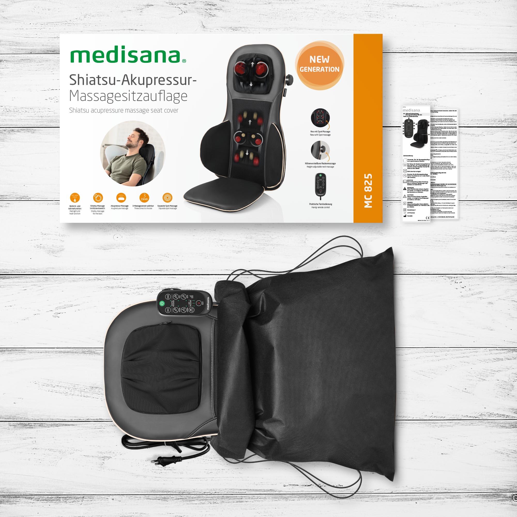 Respaldo de Masaje Shiatsu Medisana MC 825 con Acupresión, Calor y 3 niveles 7/7
