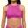 Crop Top Bikini Mujer Calamoon Halter Rosa Talla Única