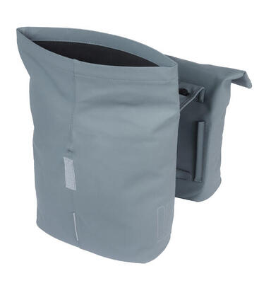 Dubbele fietstas "city" mik . graphite blue