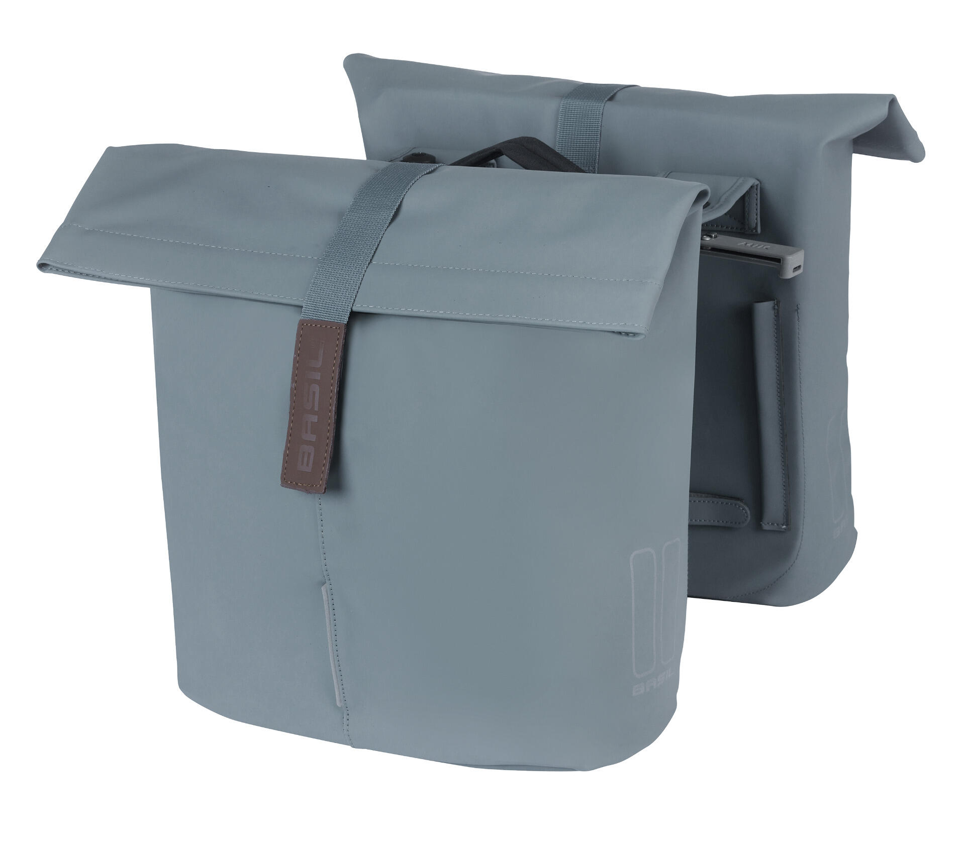 Dubbele fietstas "City" MIK , graphite blue 6/6