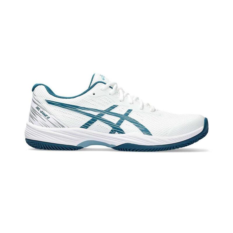 Asics Gel-game 9 Clay Oc Bianco Turchese 1041a358 102