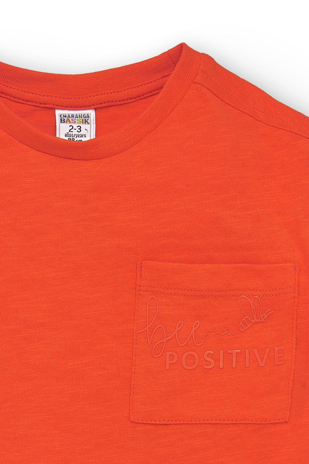 Camiseta vermelha infantil com 5/5