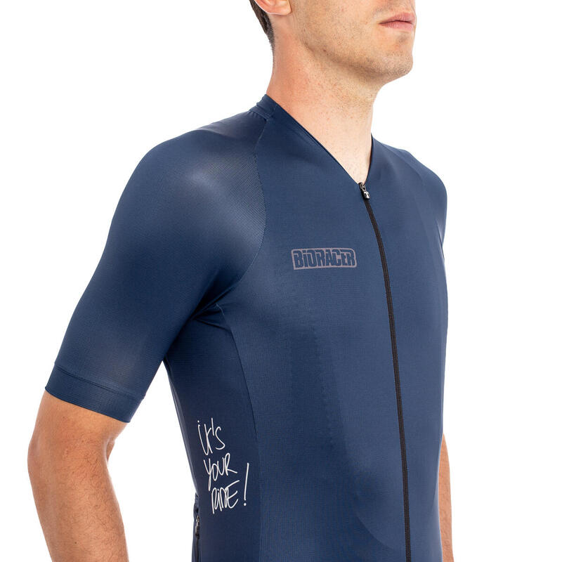 Fietsshirt Heren - Blauw - Icon Metalix