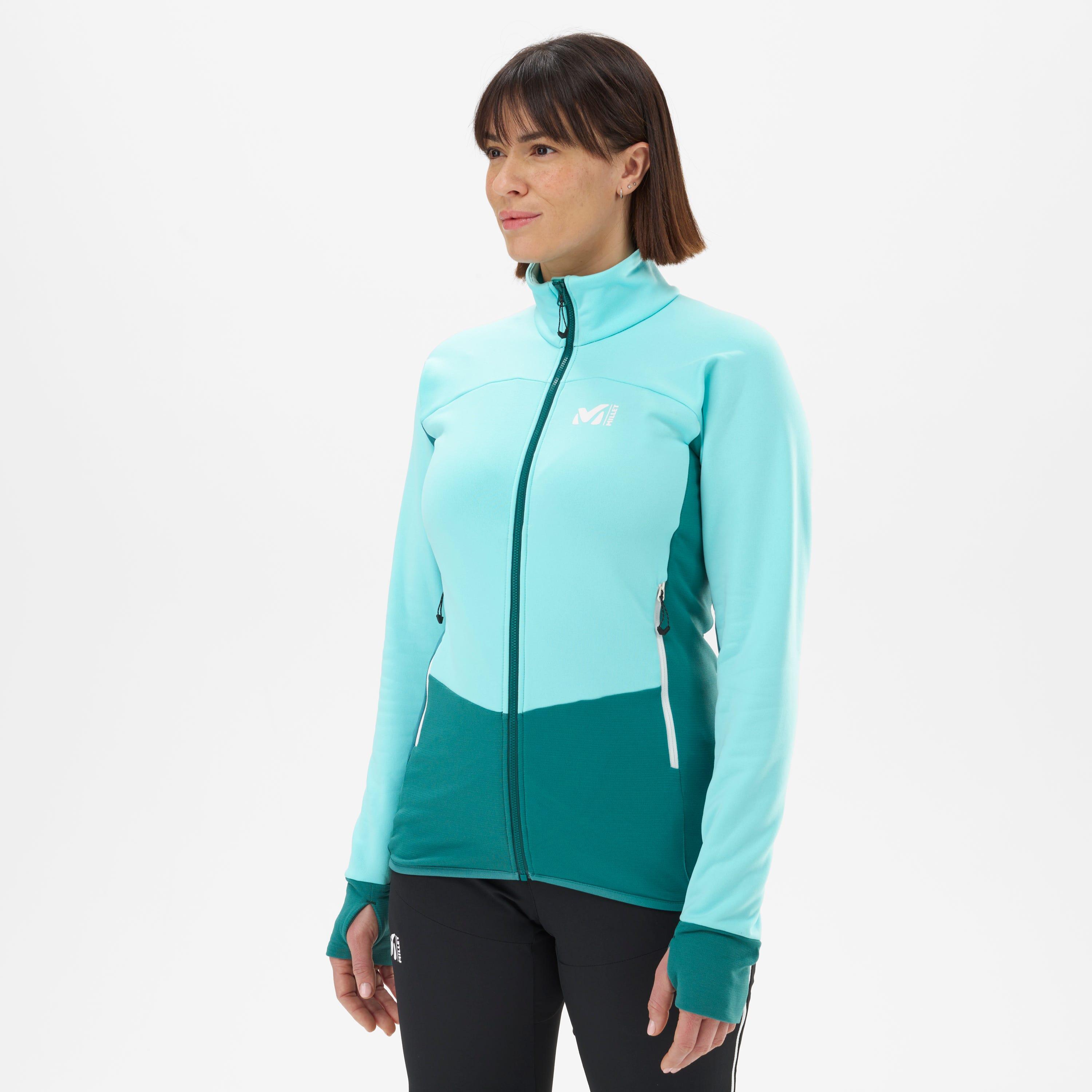 Giacca termica da donna Millet RUTOR nera stretch 4D 88% poliestere riciclato 3/5