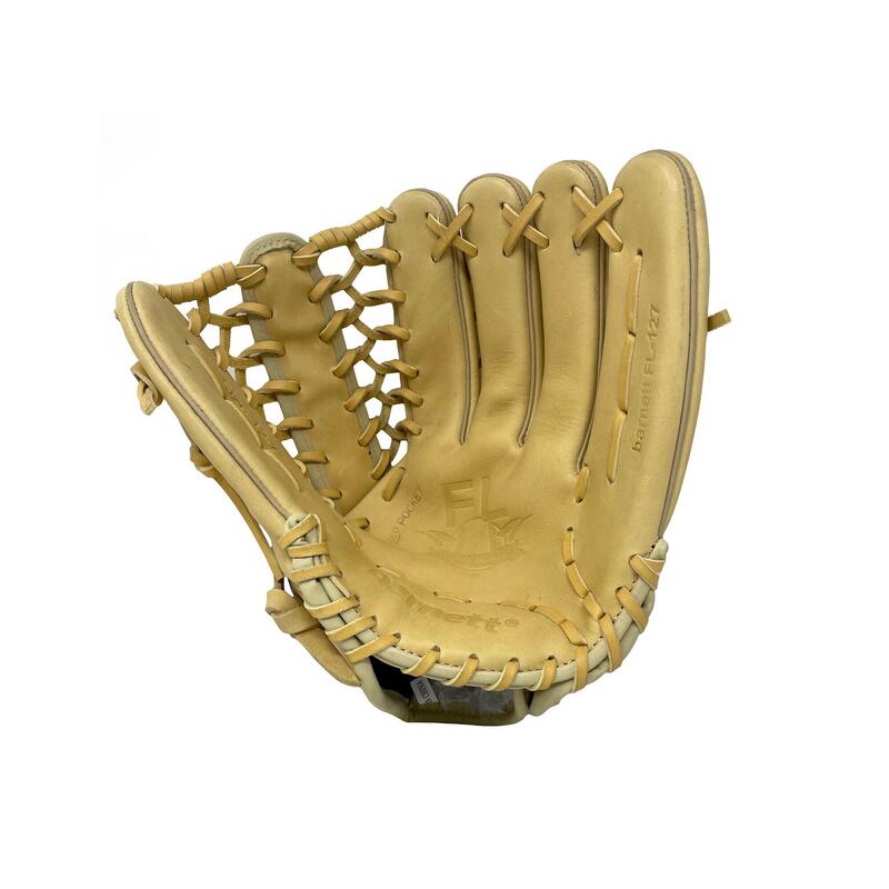 Rękawice baseballowe skórzane FL-127 REG beżowe, praworęczne