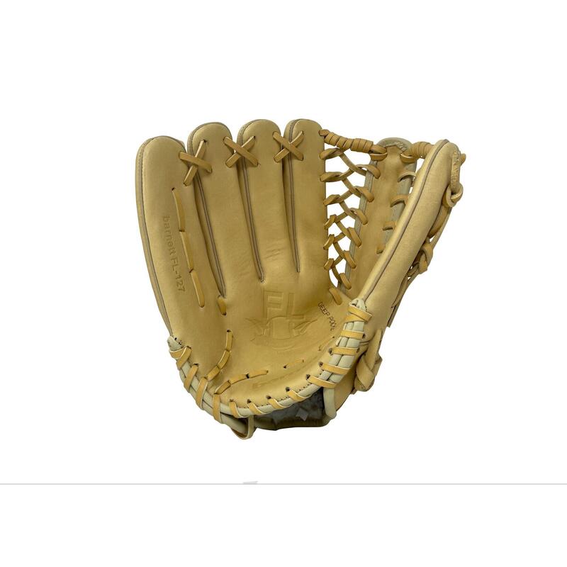 Rękawice baseballowe skórzane FL-127 REG beżowe, praworęczne