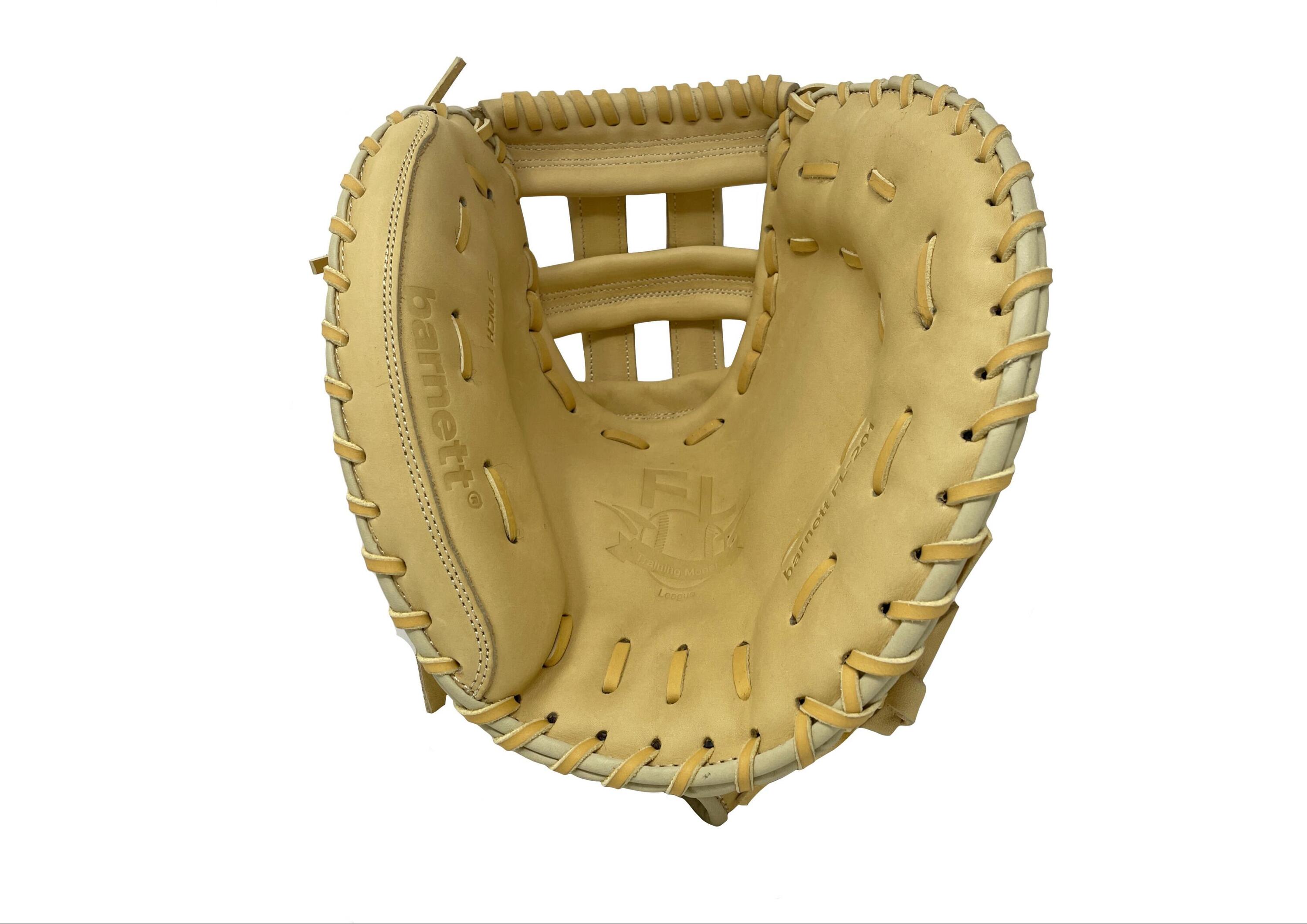 FL-201 REG gant de baseball cuir haute qualité catcher, beige, Droitier 2/6