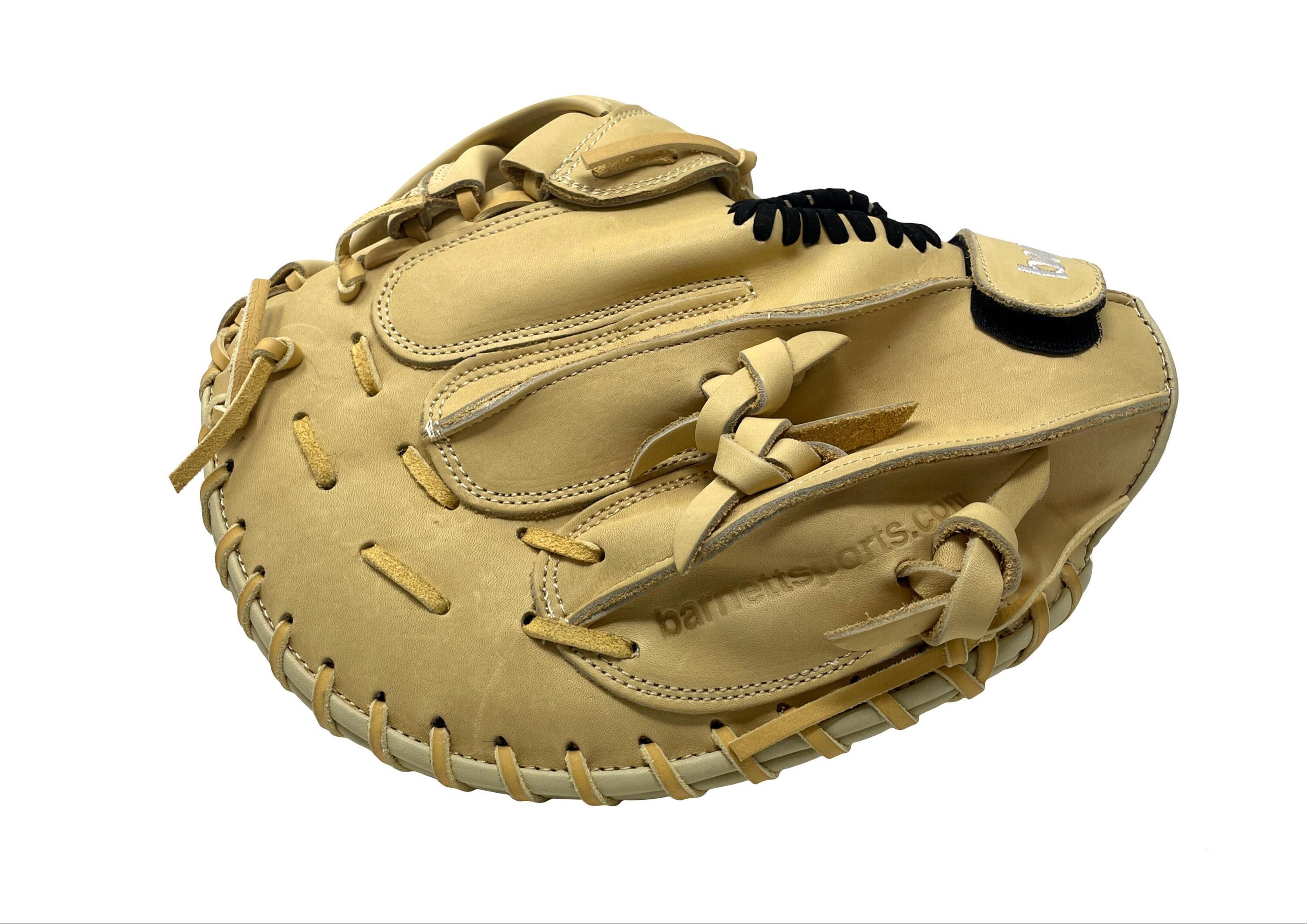 FL-201 REG gant de baseball cuir haute qualité catcher, beige, Droitier 3/6
