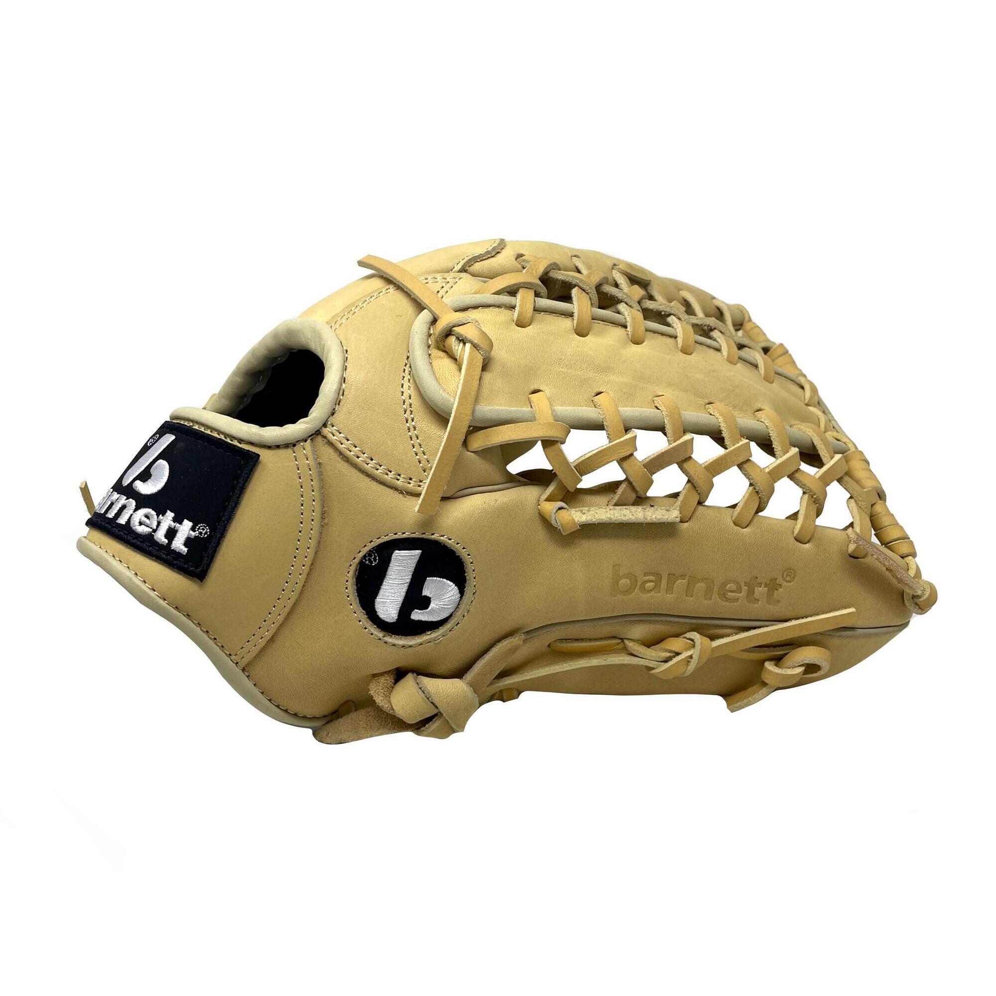 Barnett - Fl-127 Gant De Baseball Cuir Haute Qualité Infield/outfield/pitcher, 12.7" Beige - Gant De Baseball - Beige - Decathlon