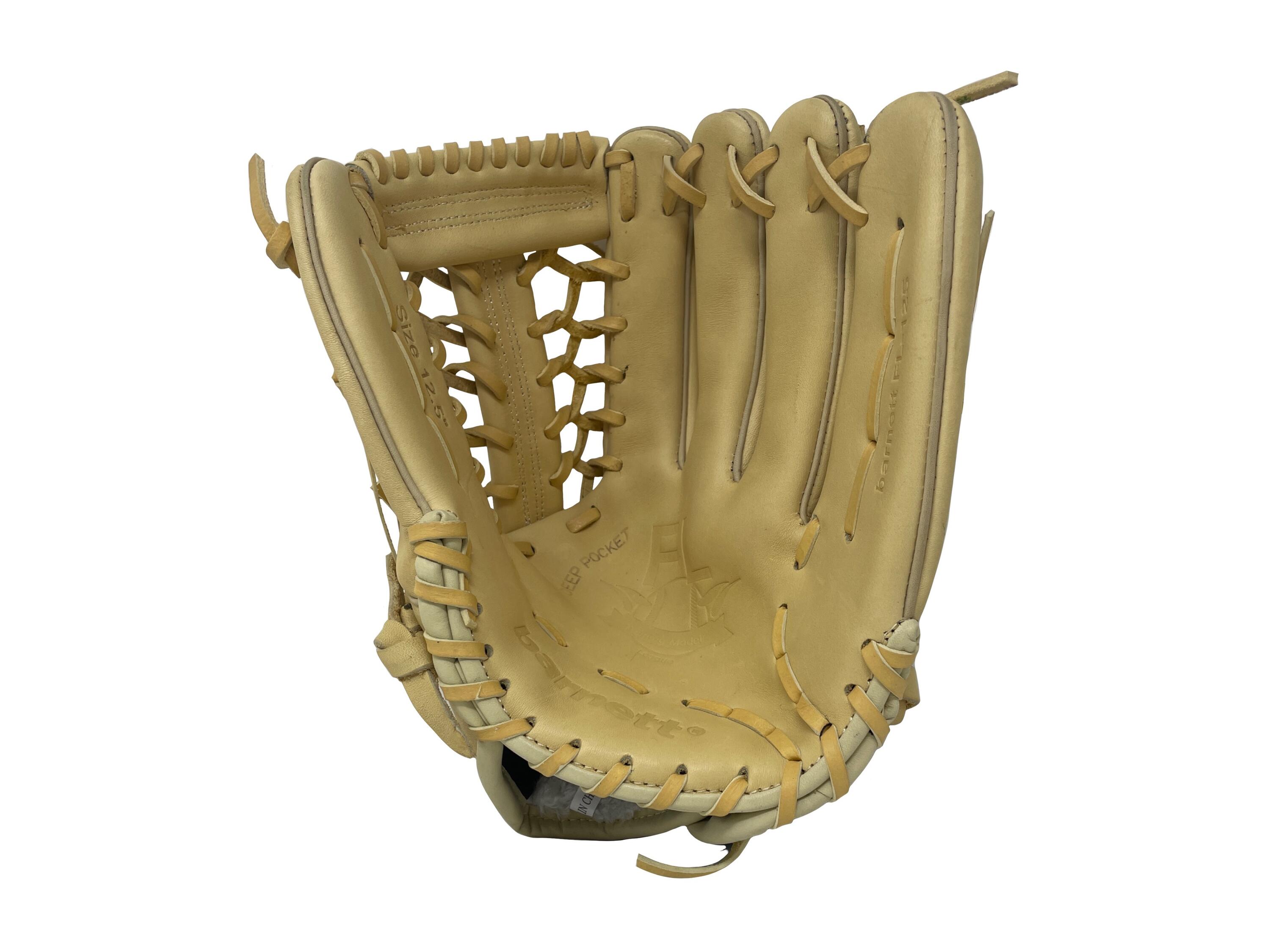 FL-125 gant de baseball cuir haute qualité infield/outfield/pitcher, 12.5" beige 2/6