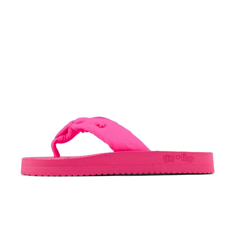 Damen flip*flop comfy*flower Zehentrenner Neopink