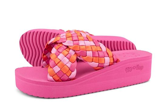 Damen wedgy*cross Sandale Pink