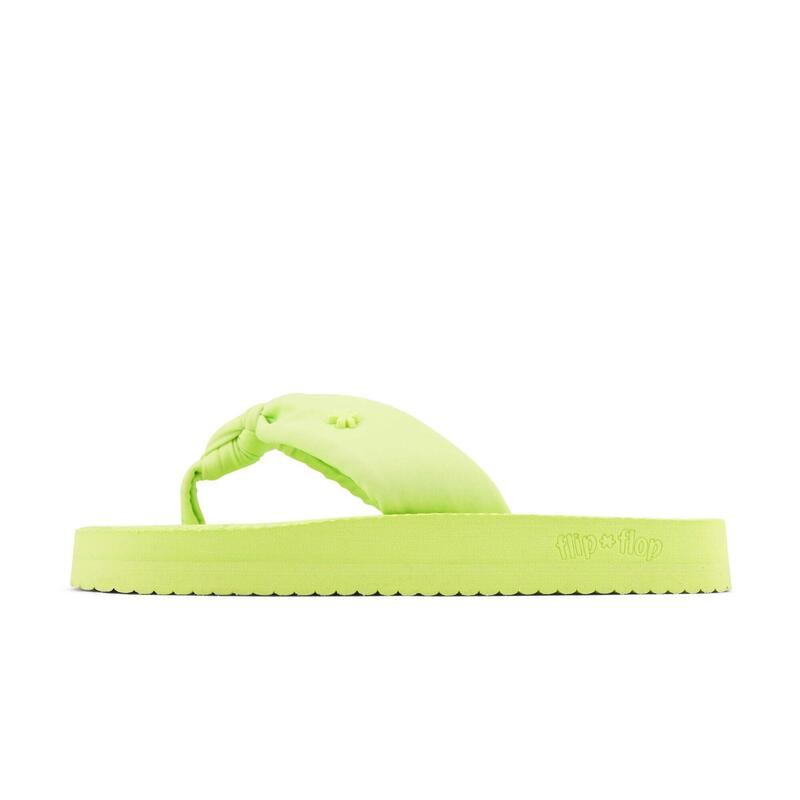 Damen flip*flop comfy*flower Zehentrenner Hellgrün