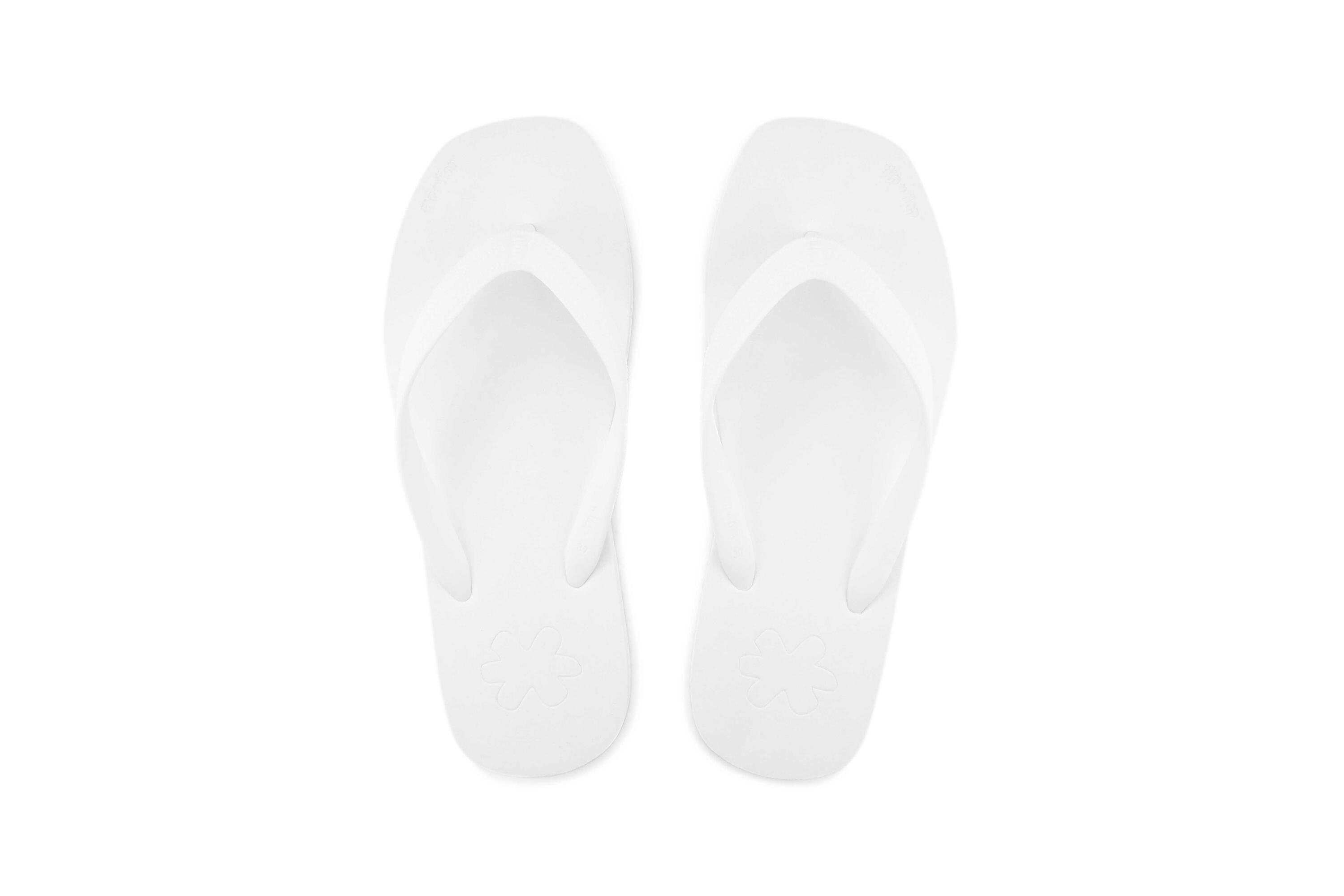 Femme tongs originals*edge Blanc 3/4