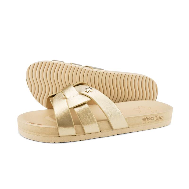 Damen flip*flop toscany Slides Gold