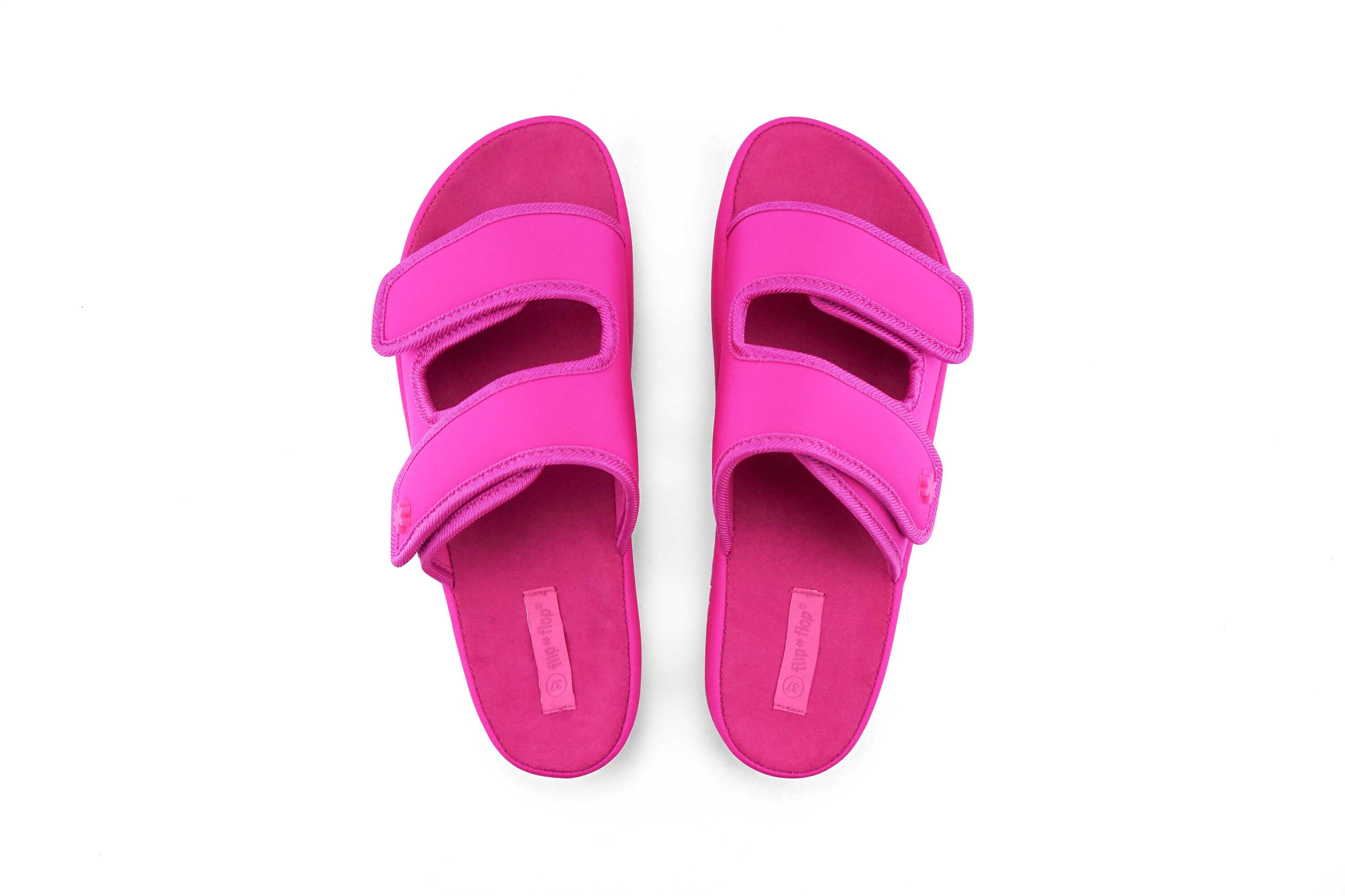 Femme velcro*flower Slides Rose 3/3