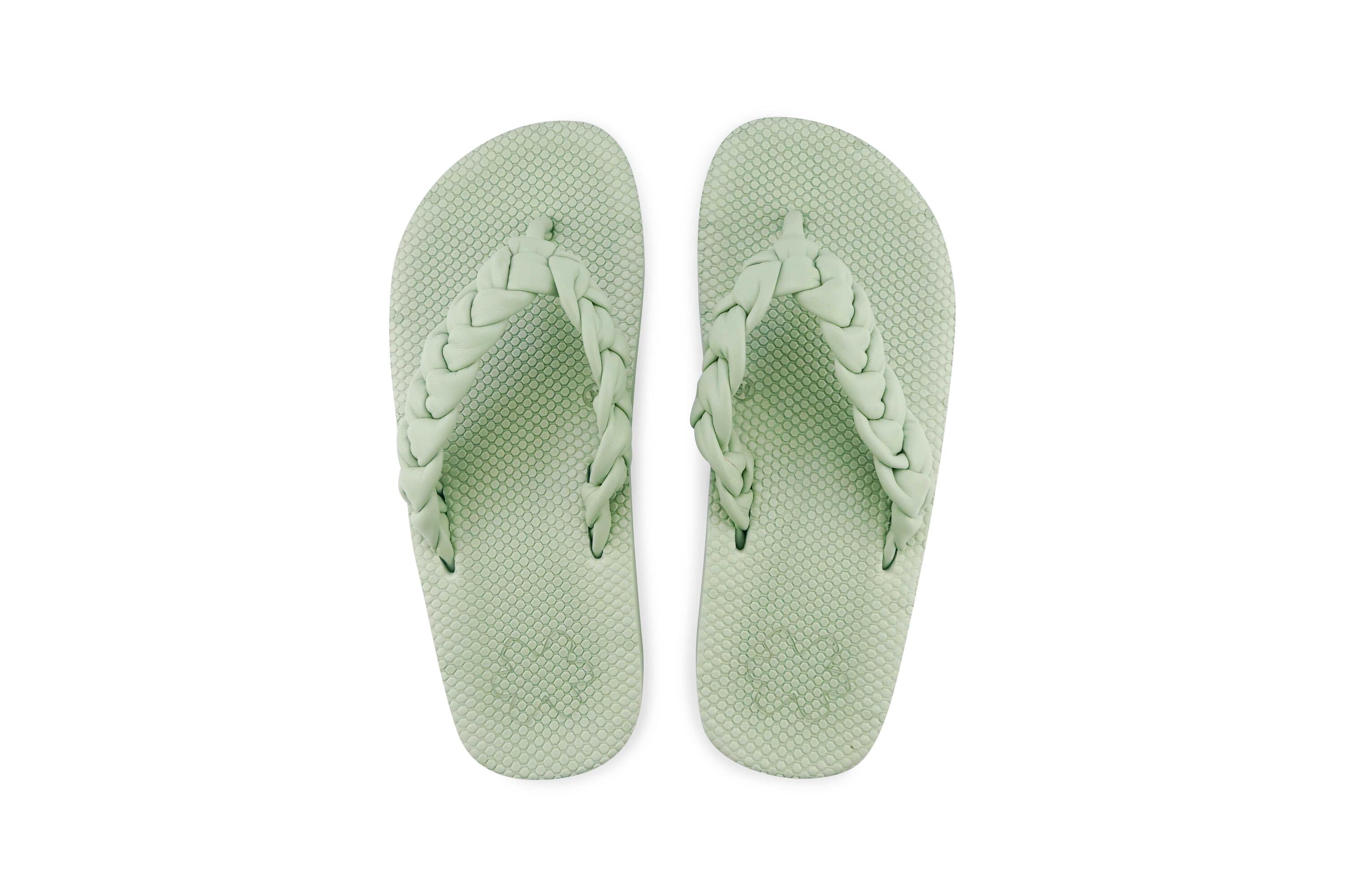 Dames comfy*weave Teenslippers Matcha Groen 3/4