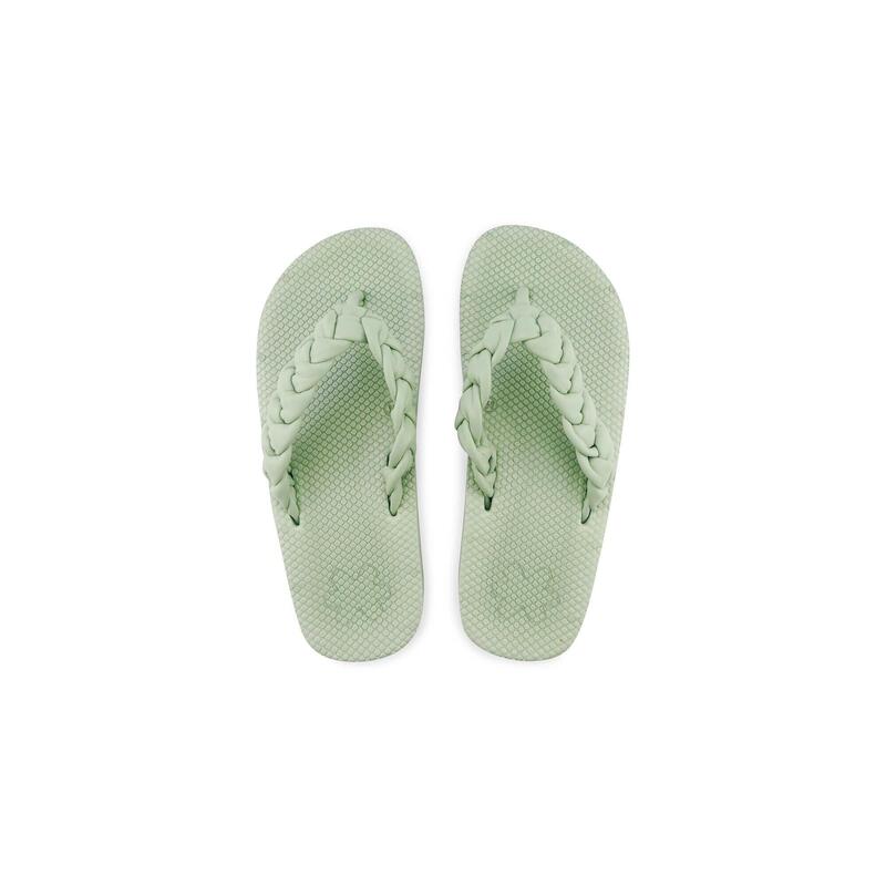 Damen flip*flop comfy*weave Zehentrenner Matcha Grün