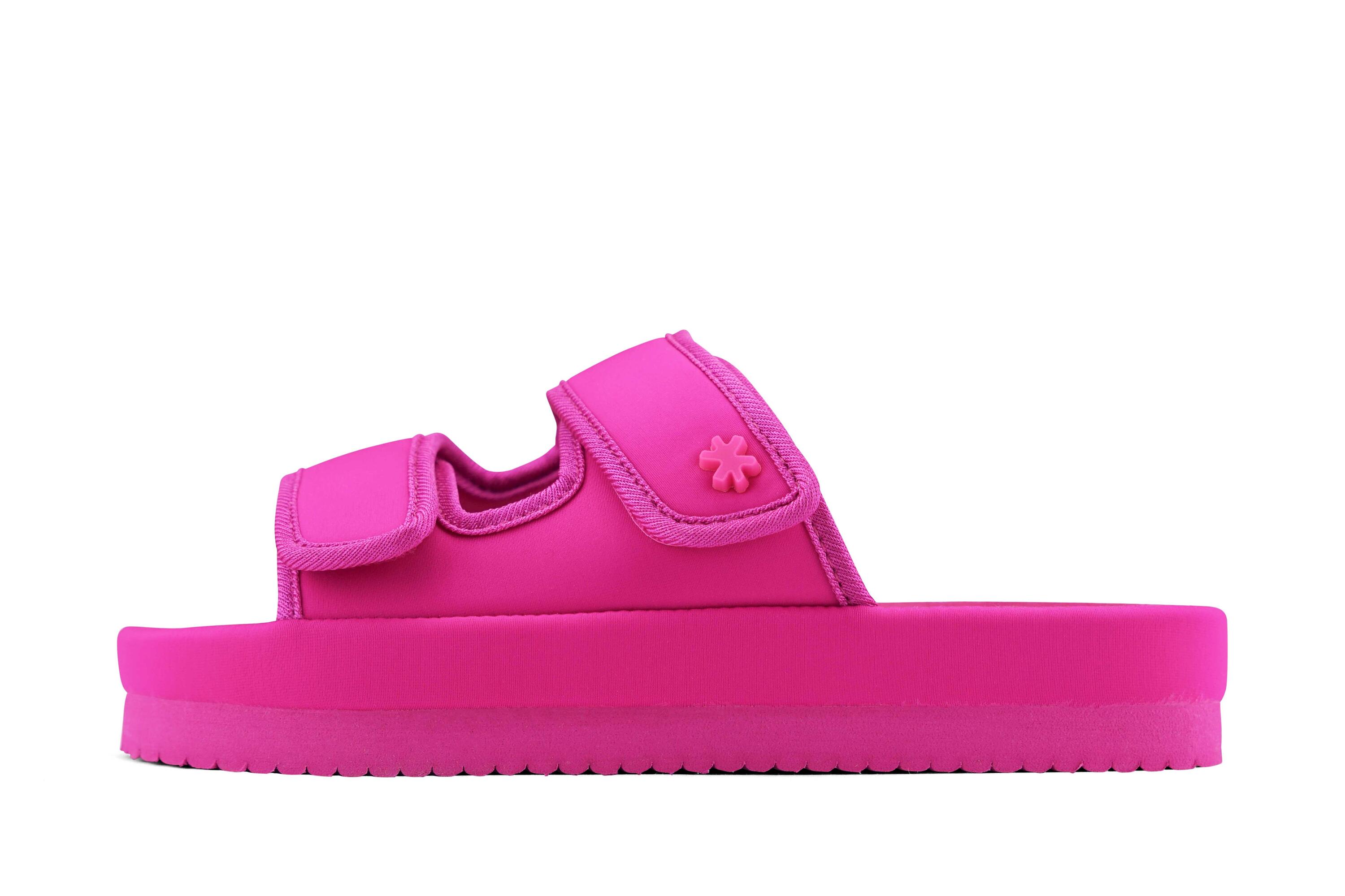 Femme velcro*flower Slides Rose 2/3