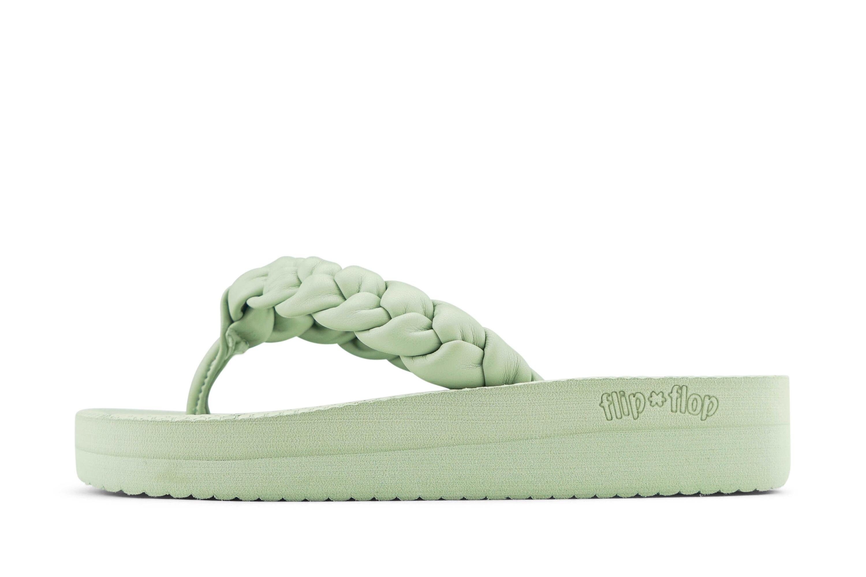 Dames comfy*weave Teenslippers Matcha Groen 2/4