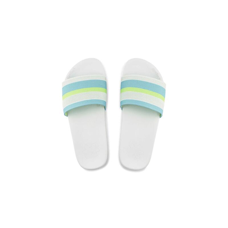 Damen Sandale pool*knit multi Weiß Mehrfarbig