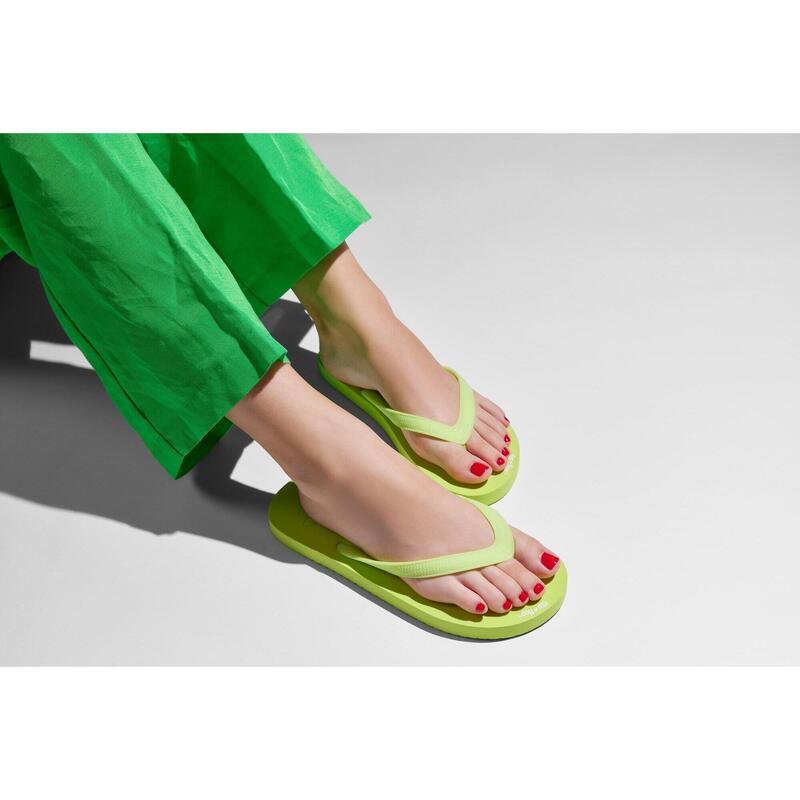 Damen Sandale originals Neongrün