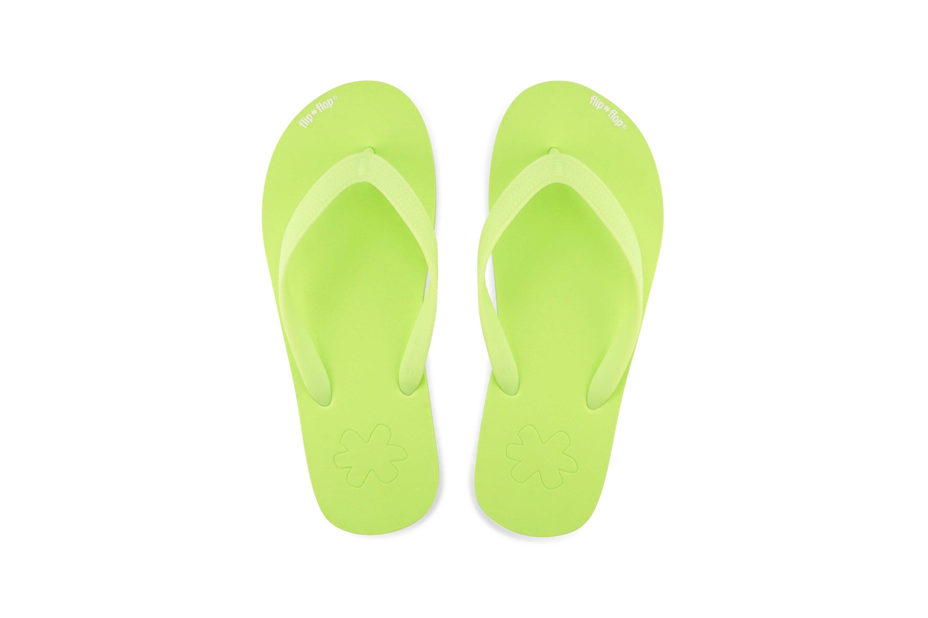 Femme Sandale originals Vert fluo 3/3