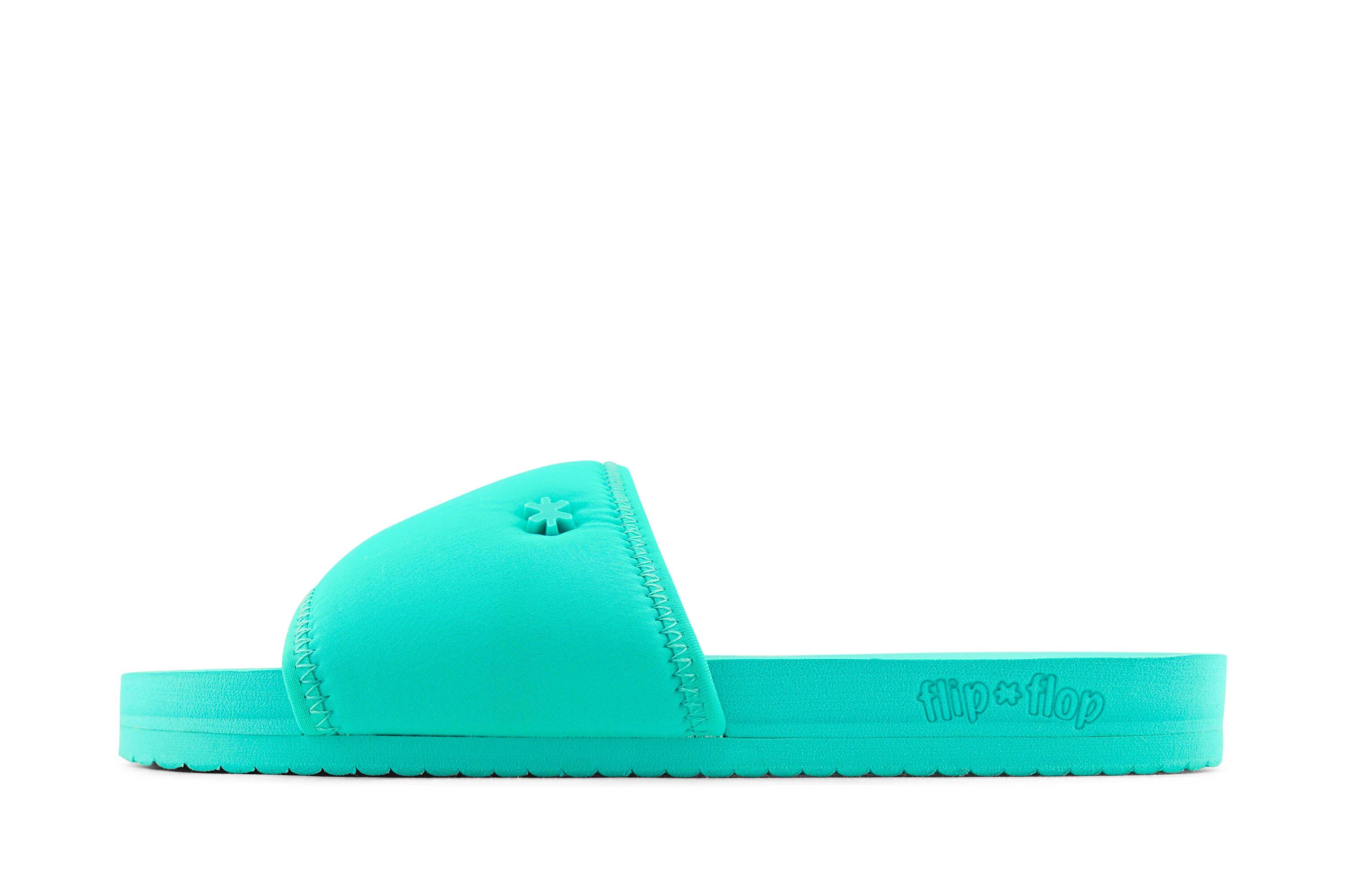 Femme pool*neo flower Slides Eau Bleu 2/4