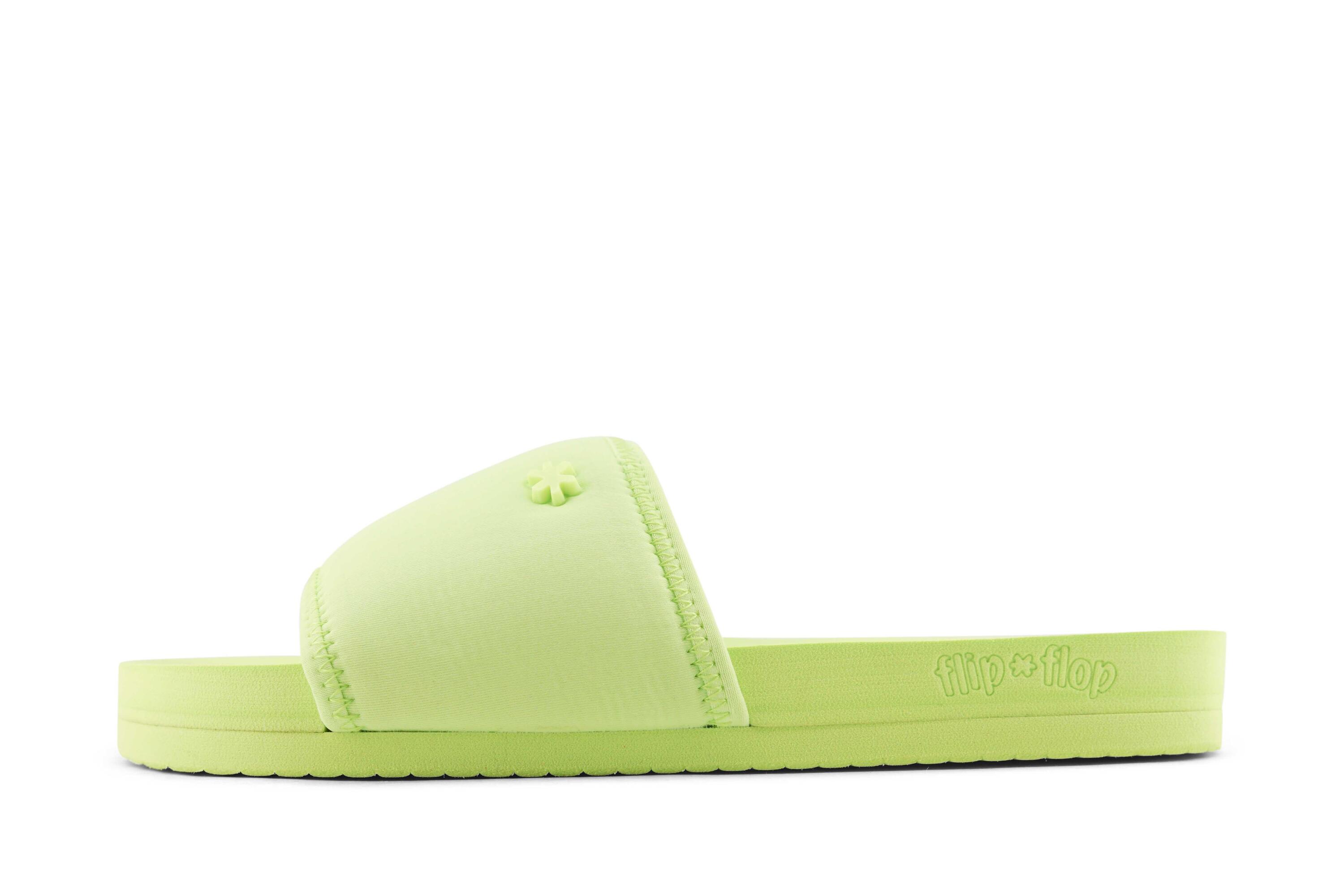 Femme pool*neo flower Slides Vert clair 2/3