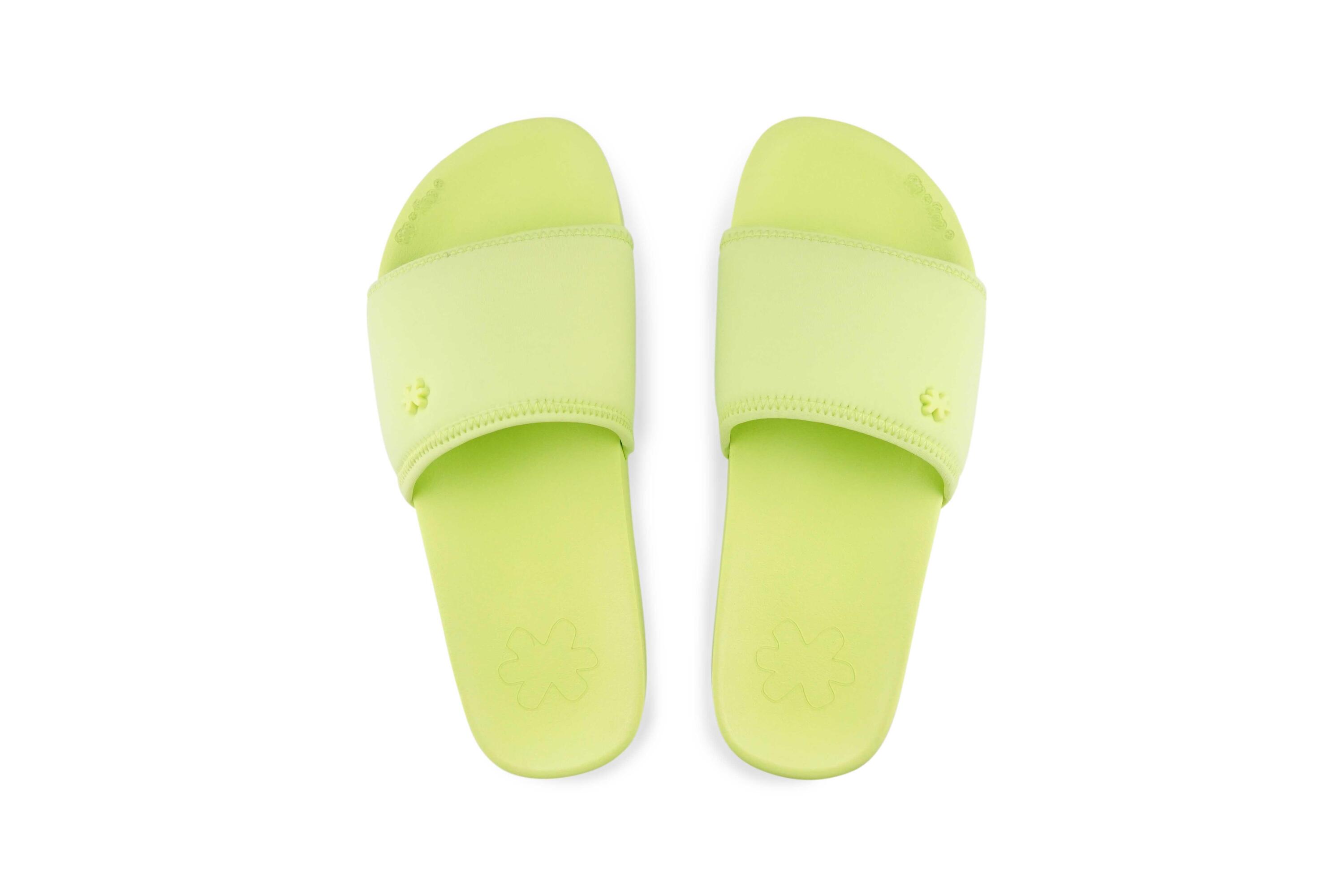 Femme pool*neo flower Slides Vert clair 3/3