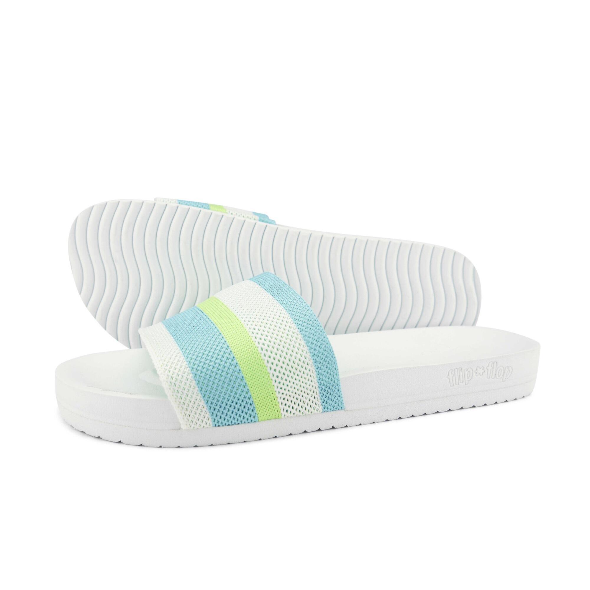 Flip Flop - Femme Sandale Pool*knit Multi Blanc Multicolore - Sandales - Blanc - Decathlon