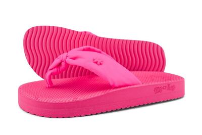 Damen flip*flop comfy*flower Zehentrenner Schwarz