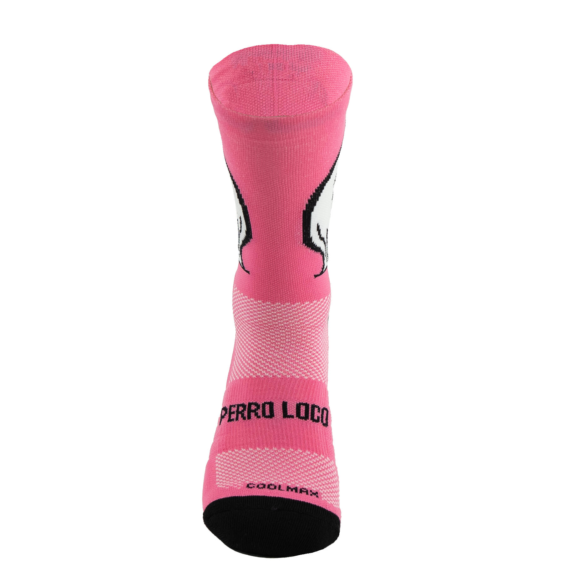 Calcetines Deportivos Running Perro Loco unisex Hermes Rosa 2/3