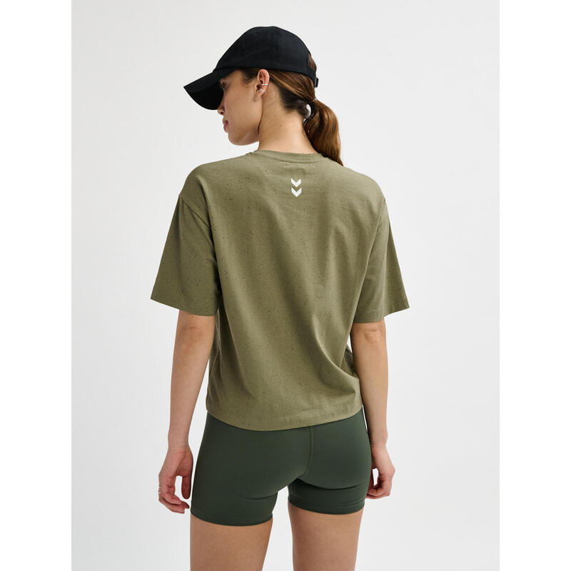 Deslizar Camiseta Hmlmt Yoga Mujer HUMMEL