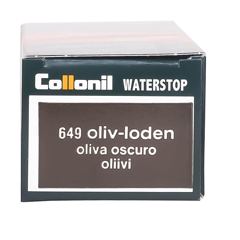 Crema de pantofi cu ulei de migdale Collonil Waterstop Colours, 75 ml, olive