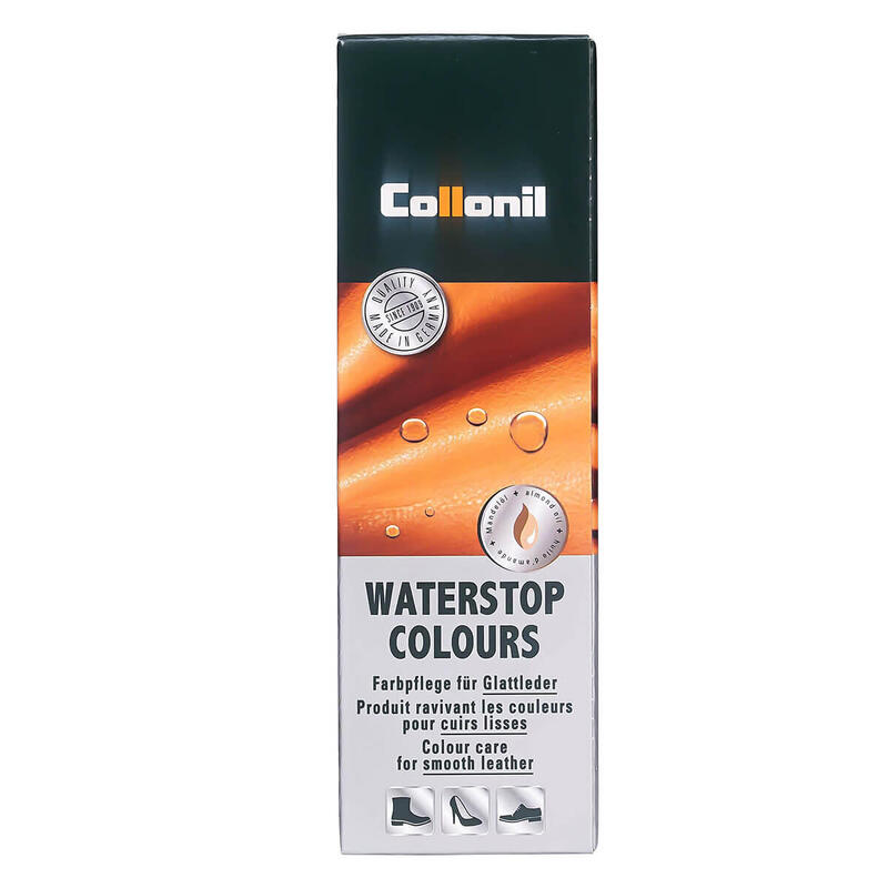 Crema de pantofi cu ulei de migdale Collonil Waterstop Colours, 75 ml, olive