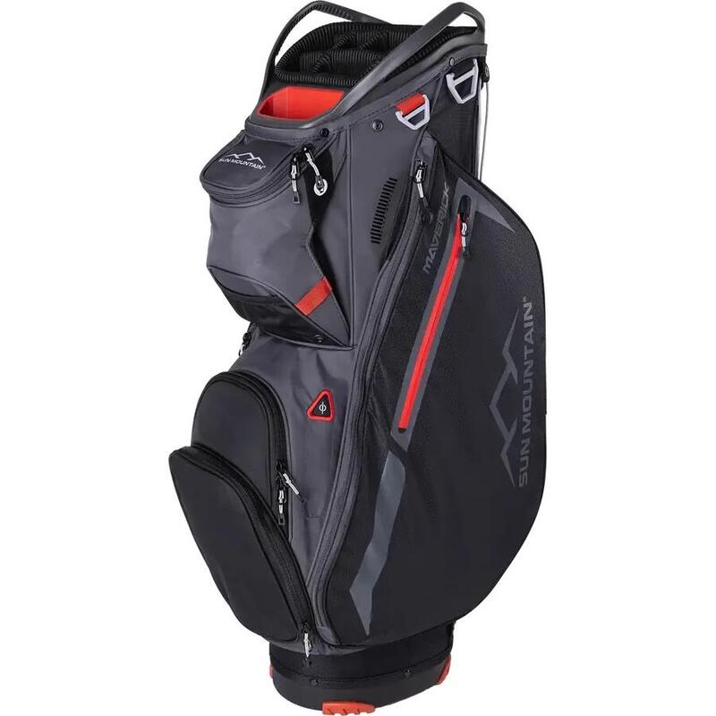 240364 - 2024 MAVERICK 高爾夫球球包 - 黑色/紅色