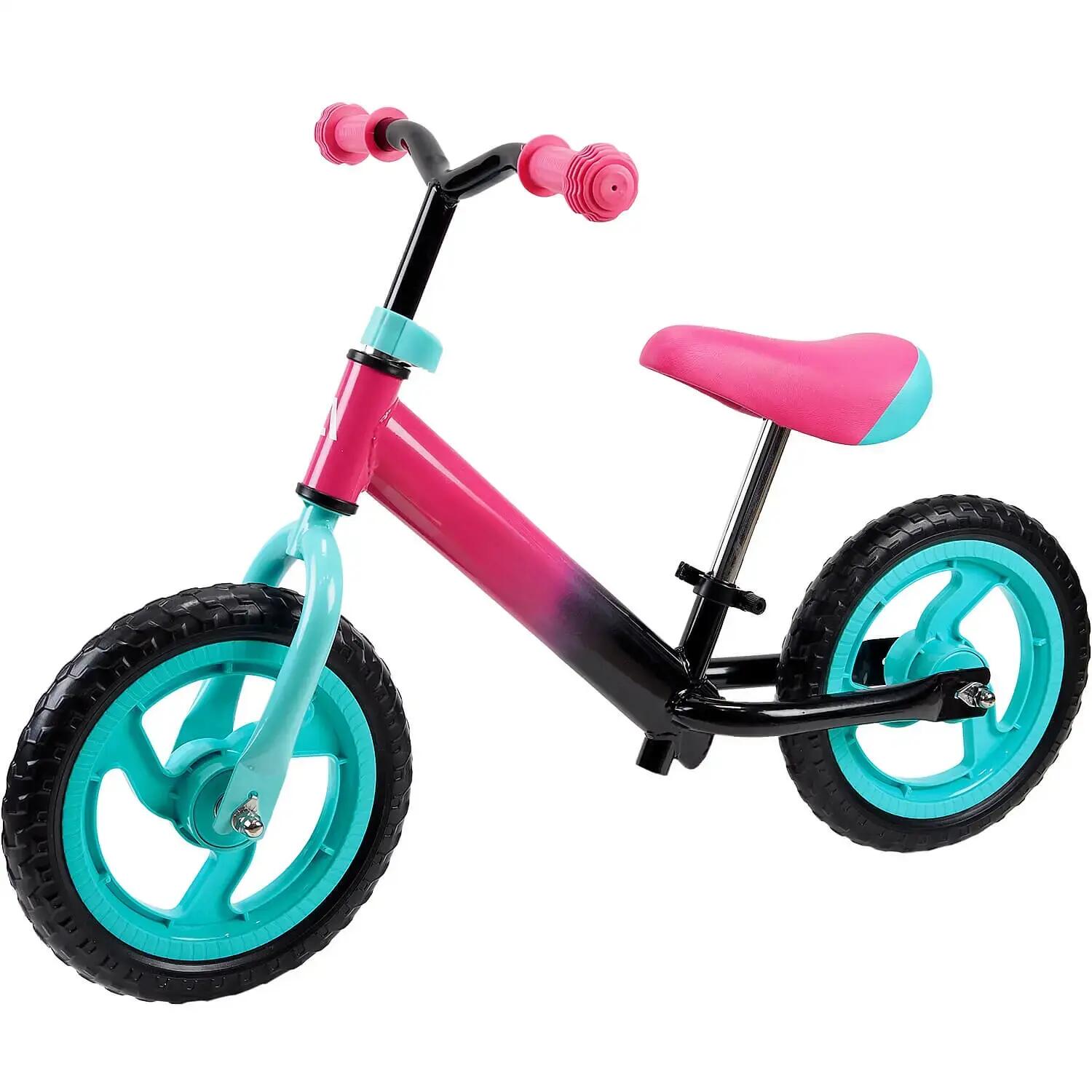 Bicicleta fara pedale pentru copii Starter, 12 inch, roz 2/7