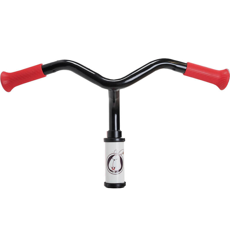 Bicicleta fara pedale pentru copii Ready, 12 inch, alb cu rosu