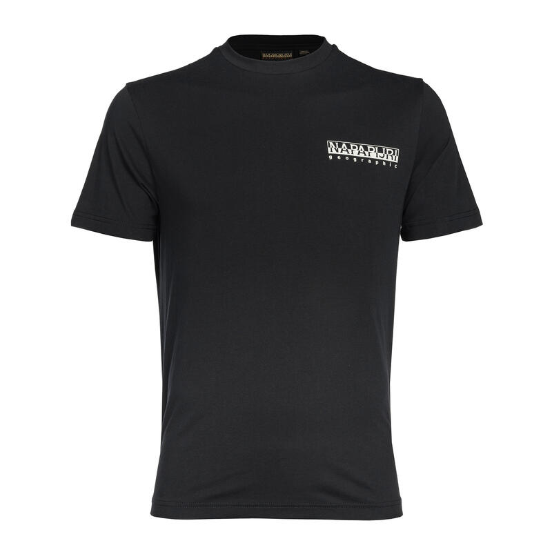 Tricou drumeție bărbați Mâneca Scurtă S-Tahi, Negru