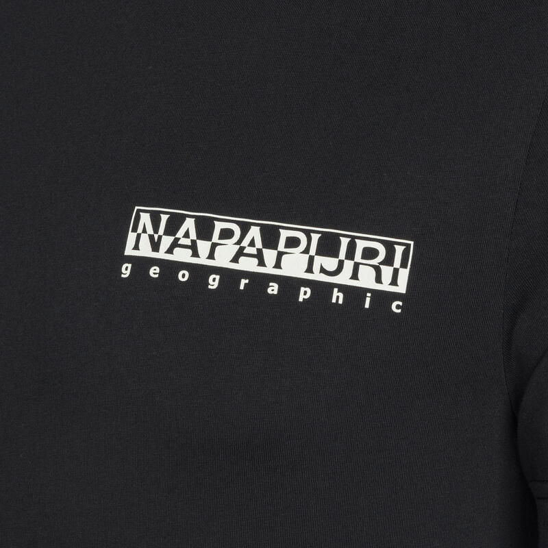 Tricou drumeție bărbați Mâneca Scurtă S-Tahi, Negru