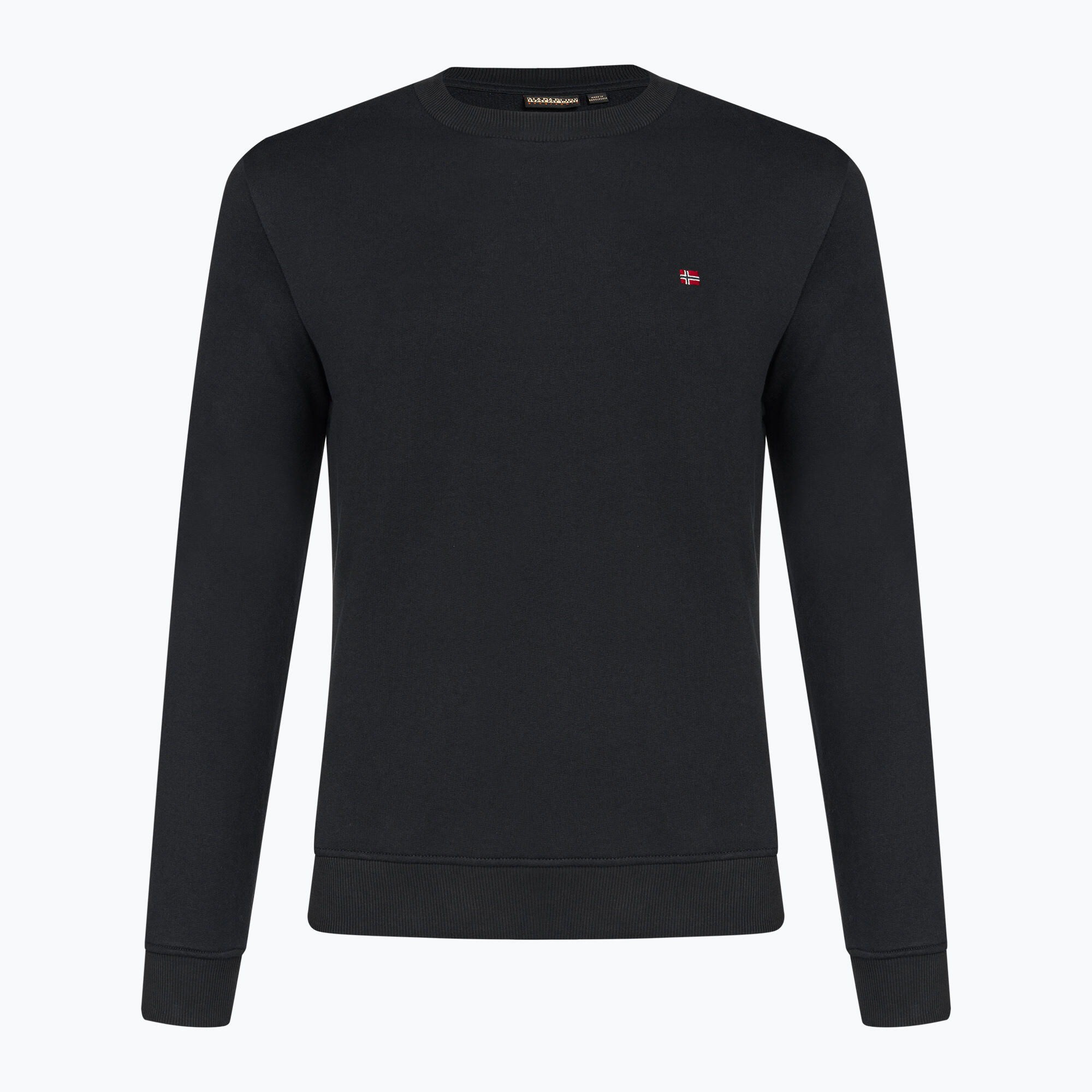 Sudadera Napapijri Balis Crew Negra para Senderismo 5/5