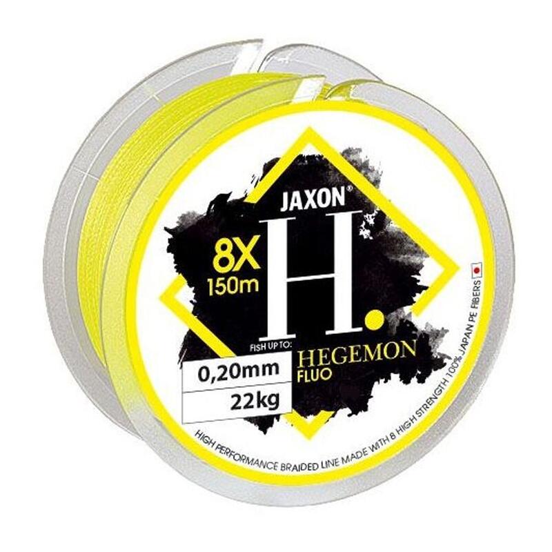 Plecionka Jaxon Hegemon 8X Fluo 0,20mm 150m 22kg