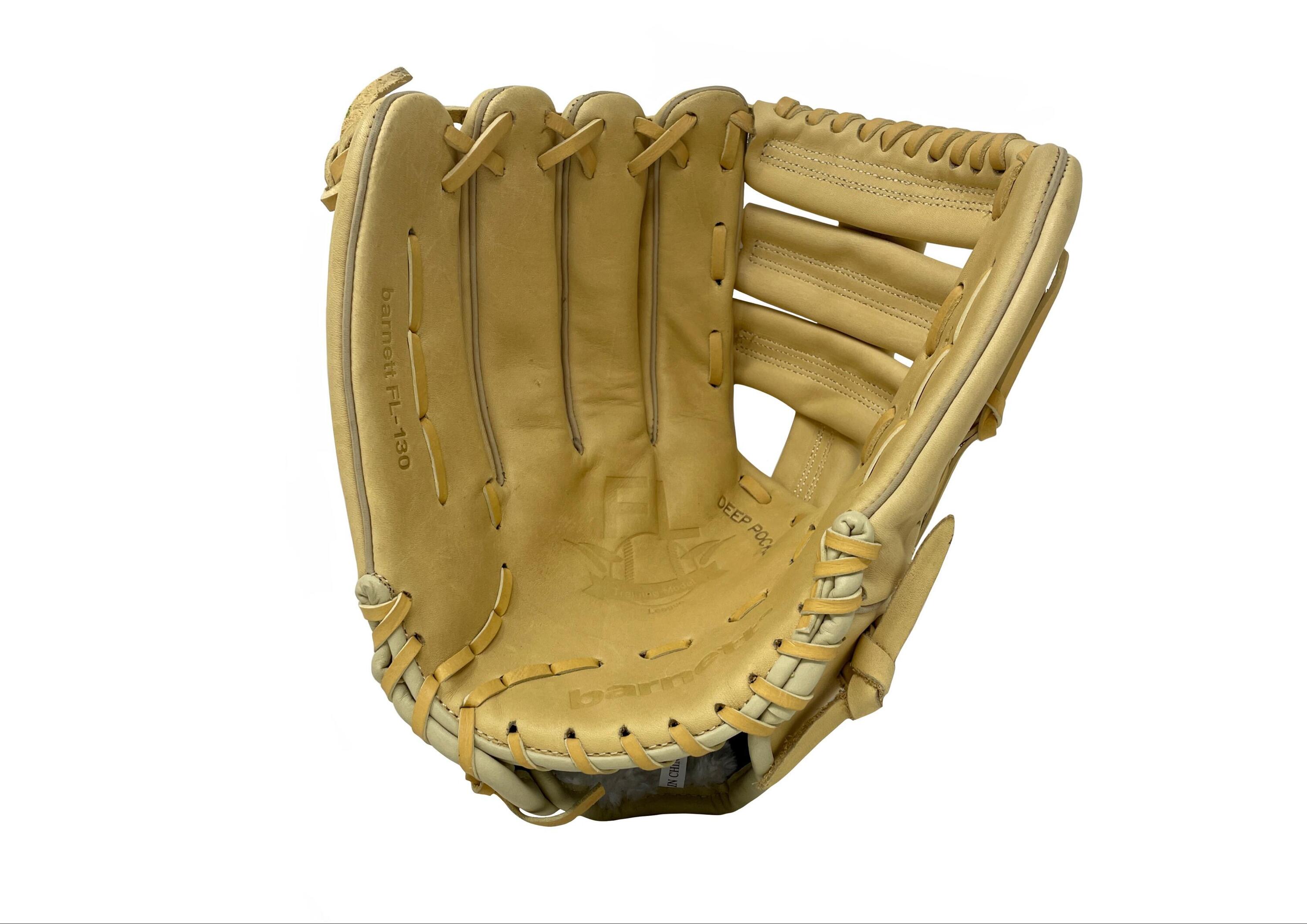 Guante de béisbol FL-130 REG, marca profesional, cuero plena flor 4/6