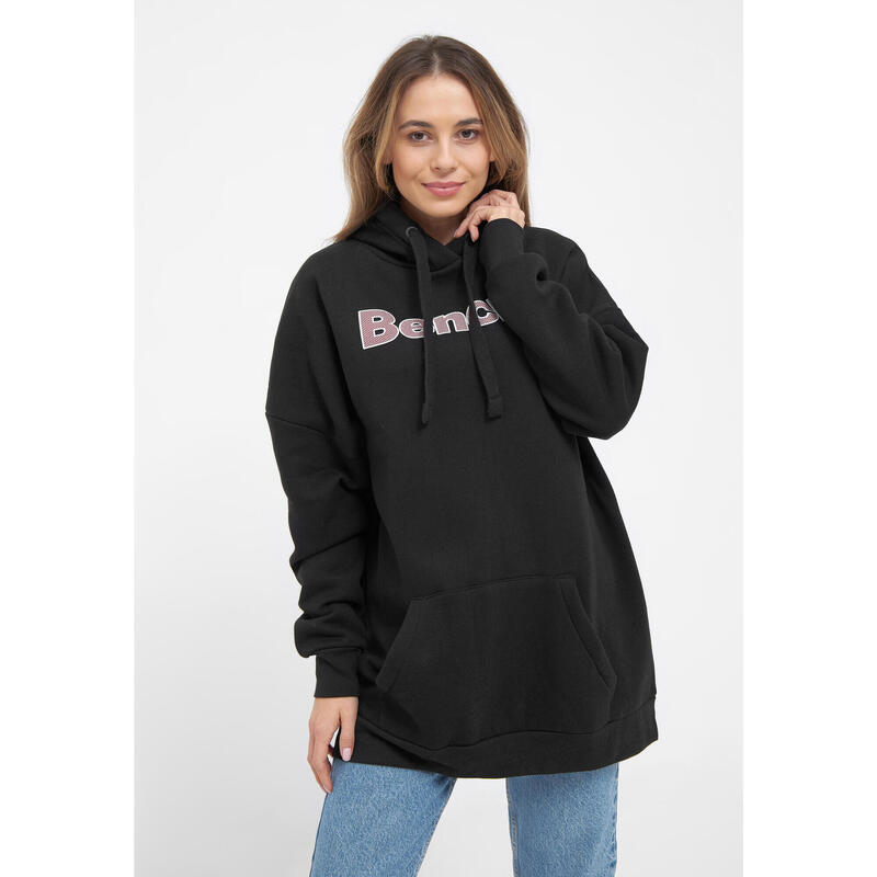 Hoodie DAYLA schwarz meliert