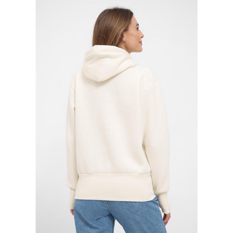 Kapuzenpullover Anise weiß