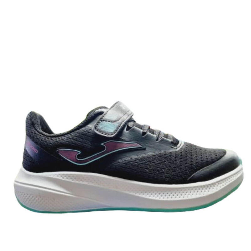 Calçado Corrida Menina JOMA RODIO JR2429. Preto-rosa