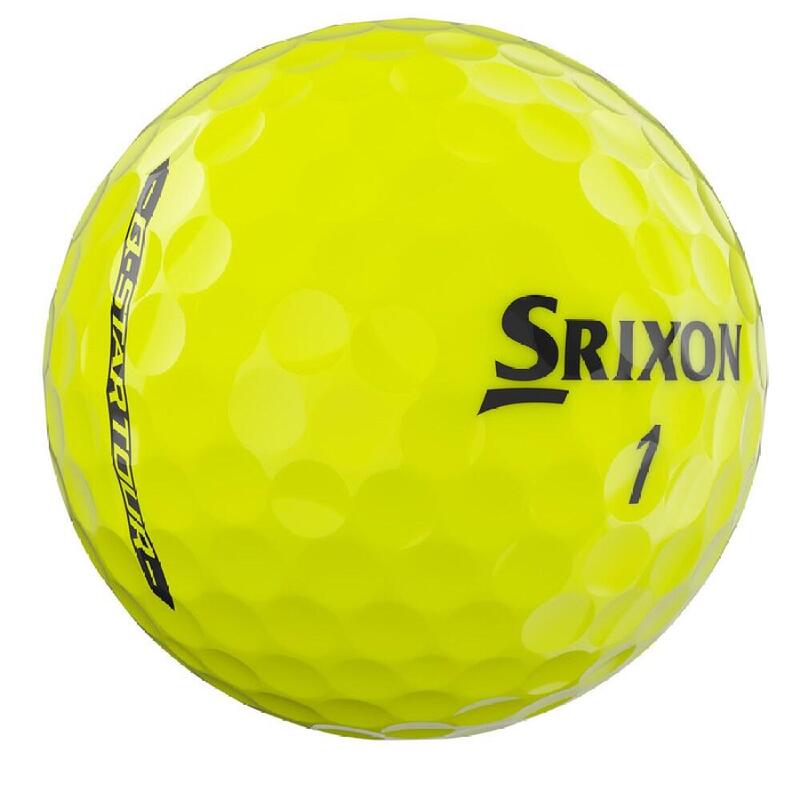 Packung mit 12 Golfbällen Srixon Q-Star Tour Gelb New